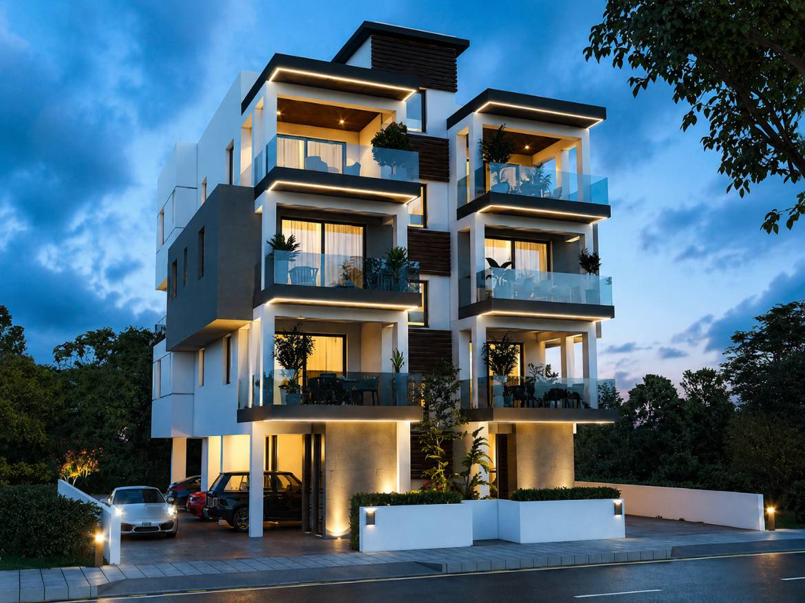 2-bedroom apartments for sale 51 m² in Deryneia, Famagusta